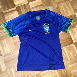 Nike Blue Brazil Soccer Jersey